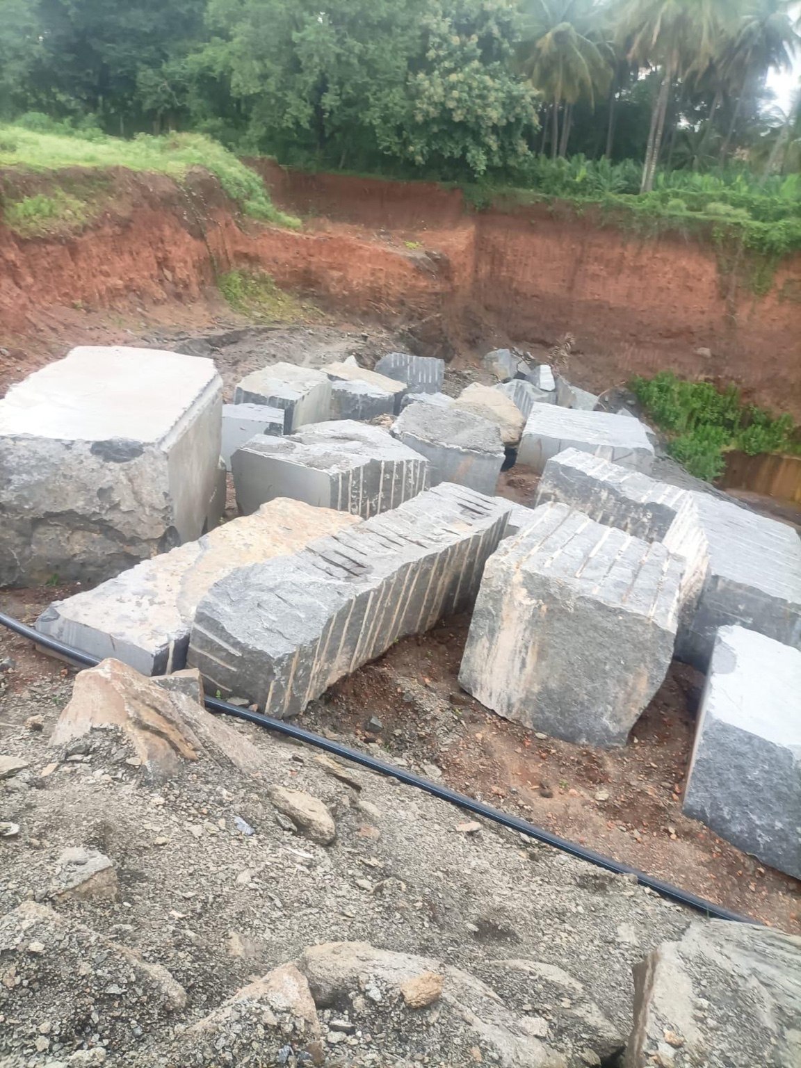 Granite block stock